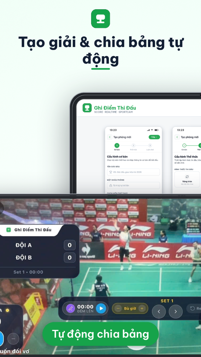 Ghi Điểm Thi Đấu screenshot