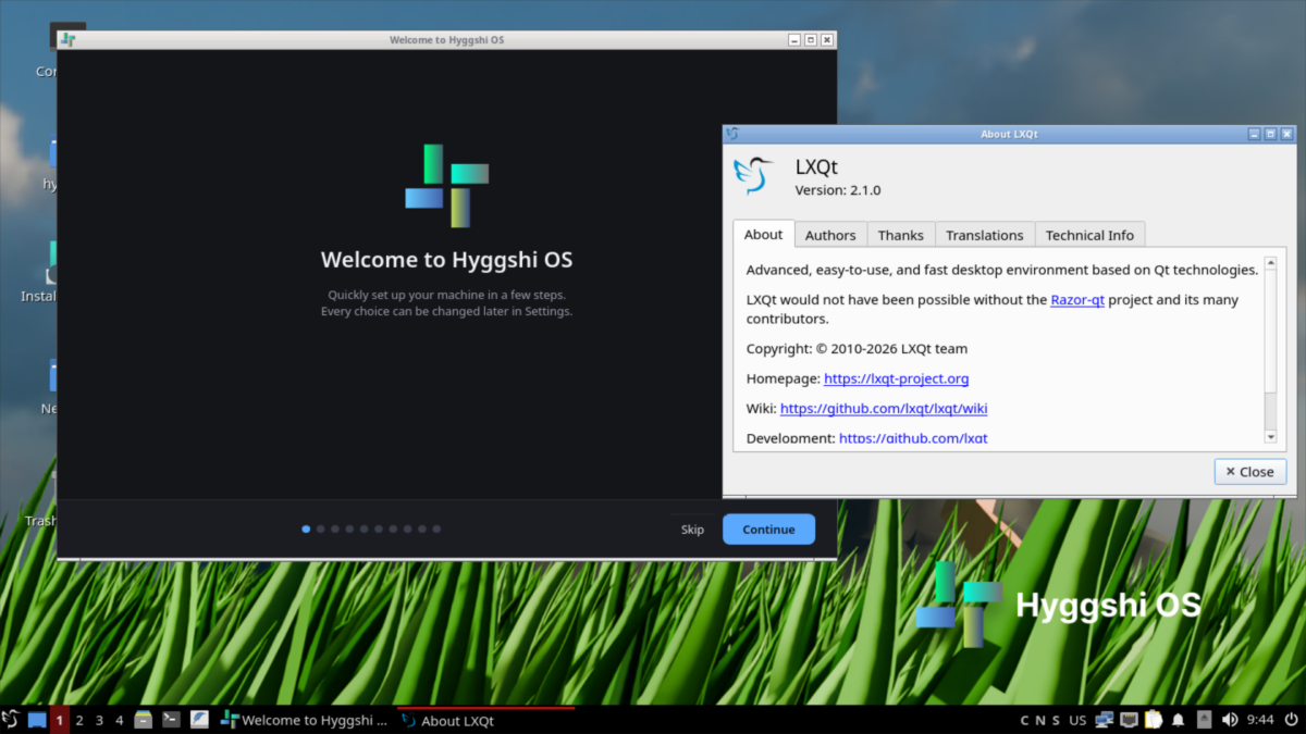 HyggshiOS screenshot