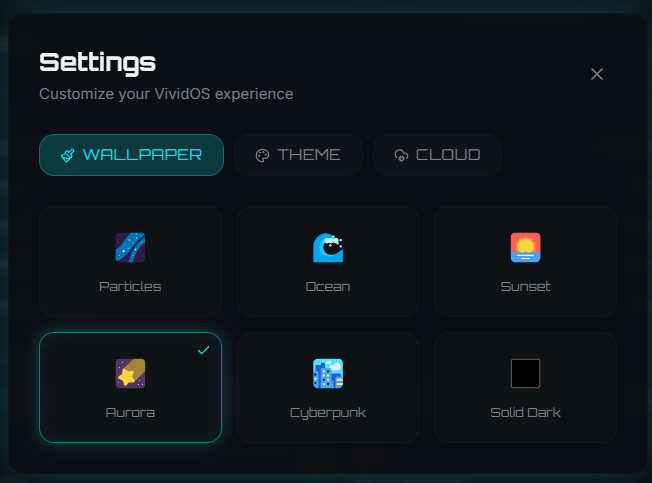 VIVID screenshot