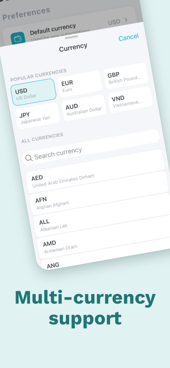 SpendBuddy: Renewal & Bills screenshot