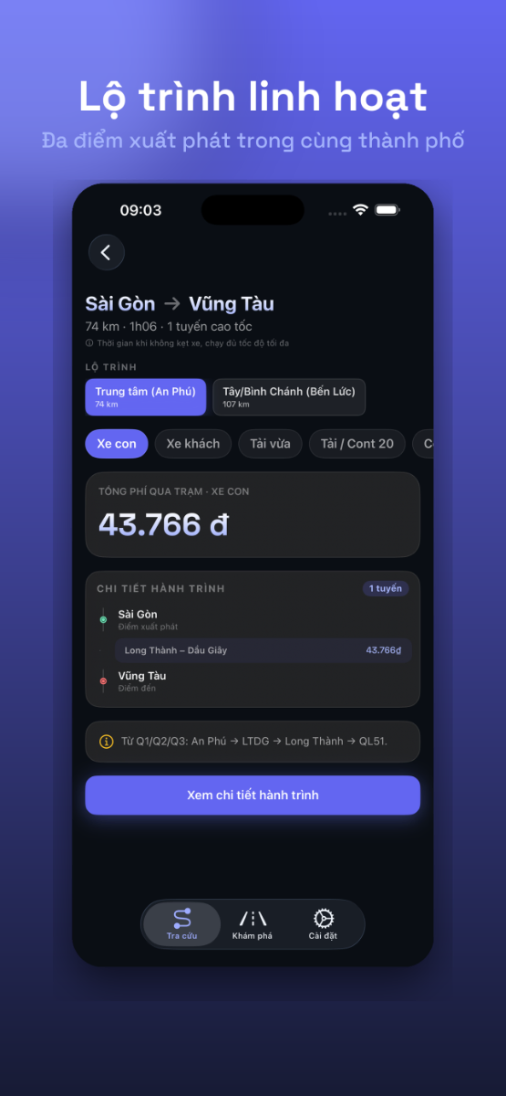 Phi Cao Toc App screenshot