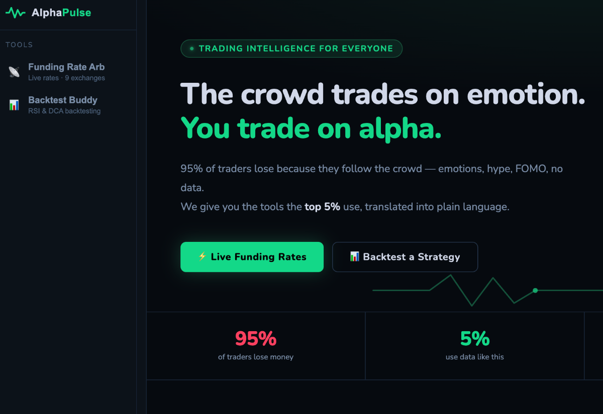 AlphaPulse screenshot