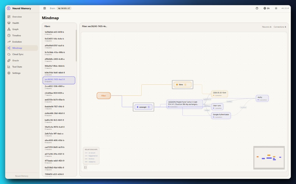 Neural Memory screenshot