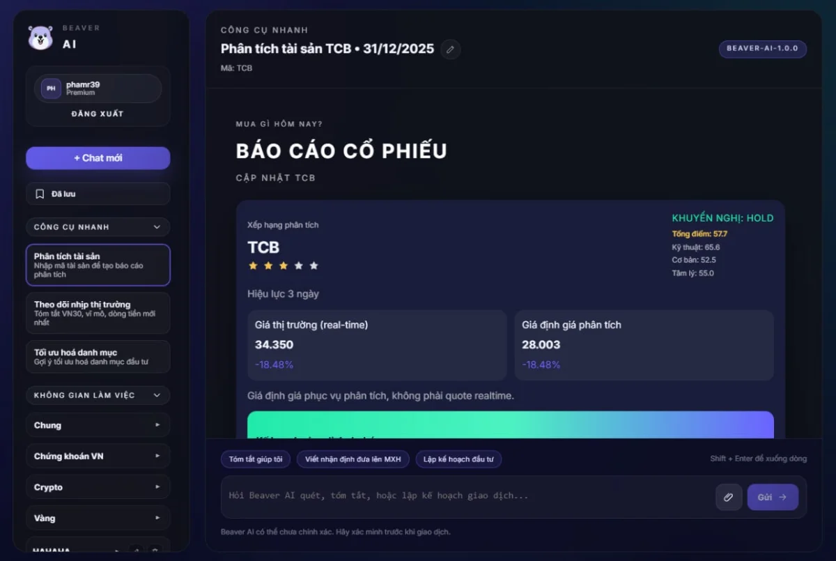 BeaverX: AI-Powered Market & News Analy screenshot
