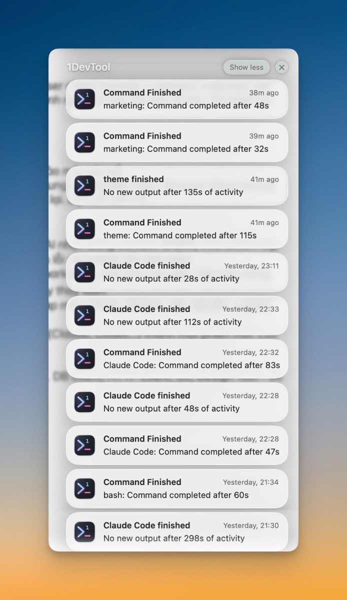 1DevTool screenshot