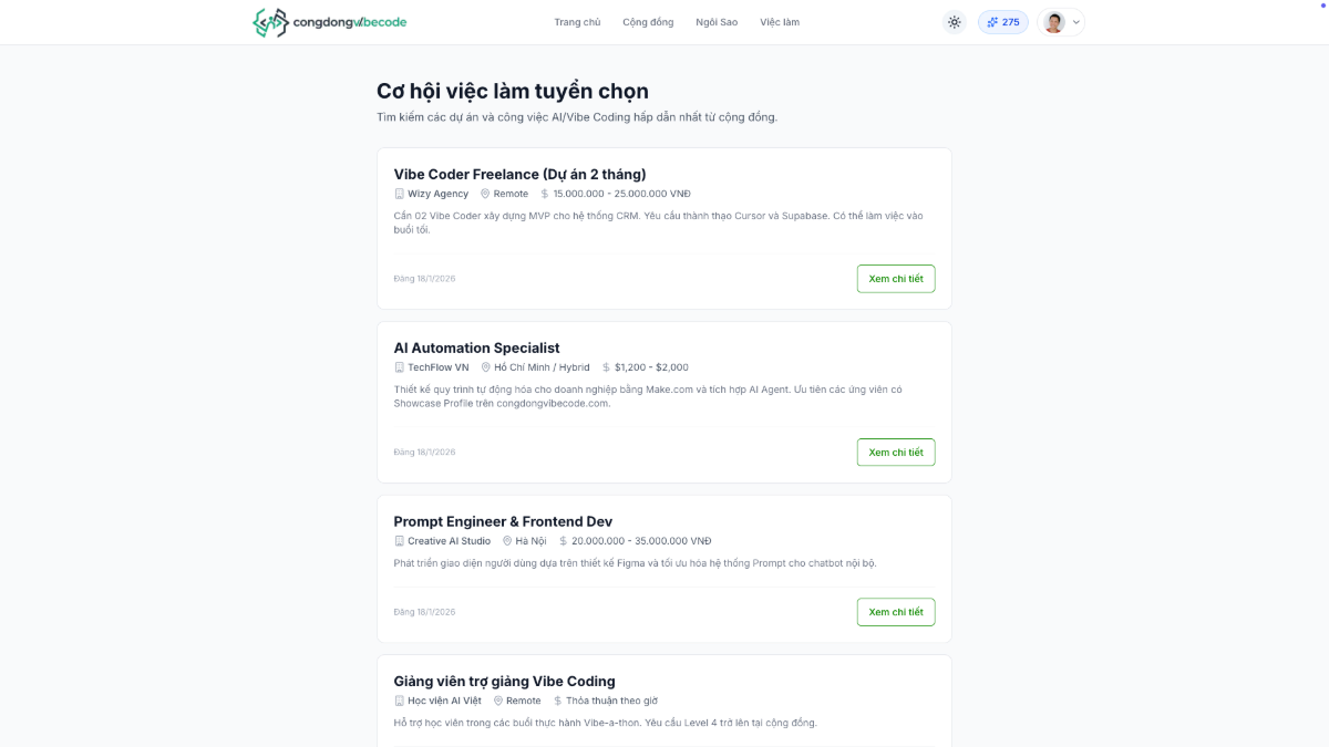 CongDongVibeCode screenshot
