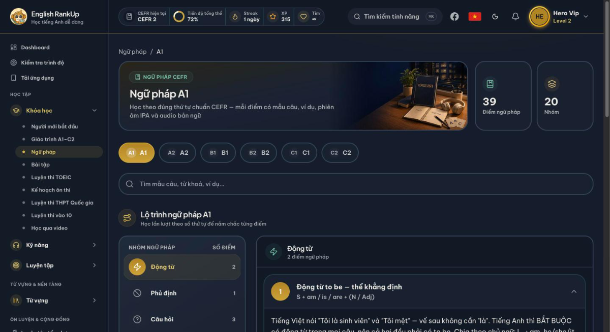 English RankUp screenshot