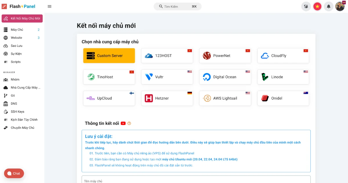 FlashPanel screenshot