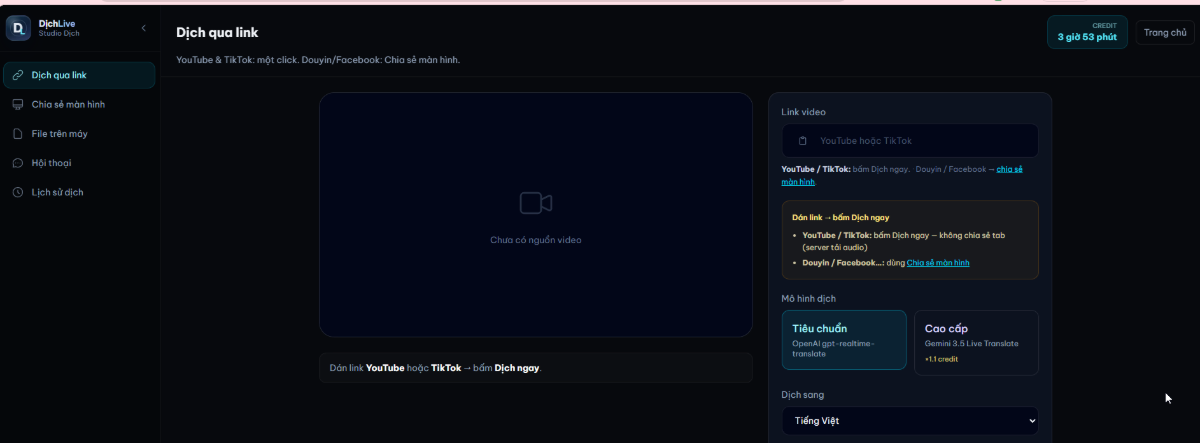 Dịch Live screenshot