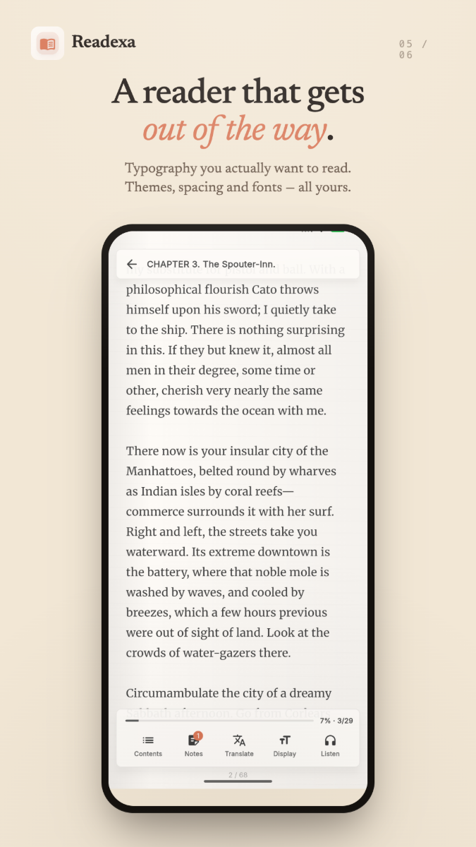 Readexa screenshot