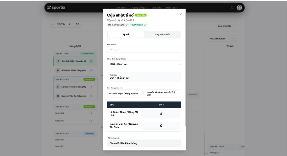 Sportix screenshot