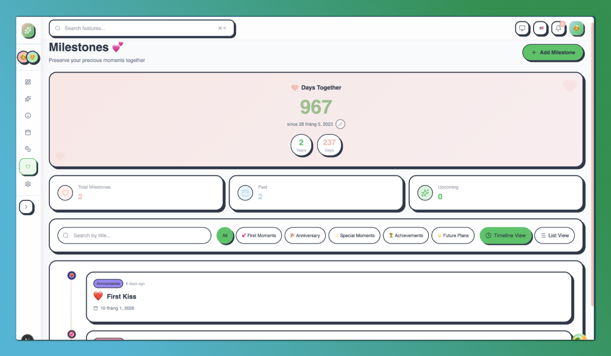 CoupleGrow screenshot