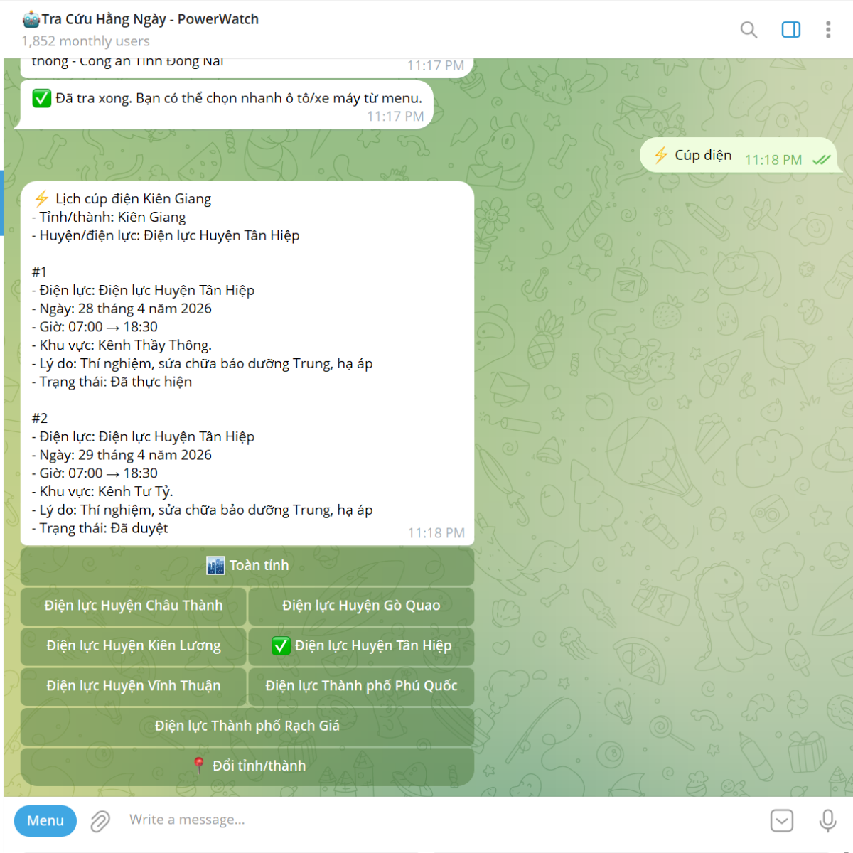 Tra Cứu Hằng Ngày screenshot