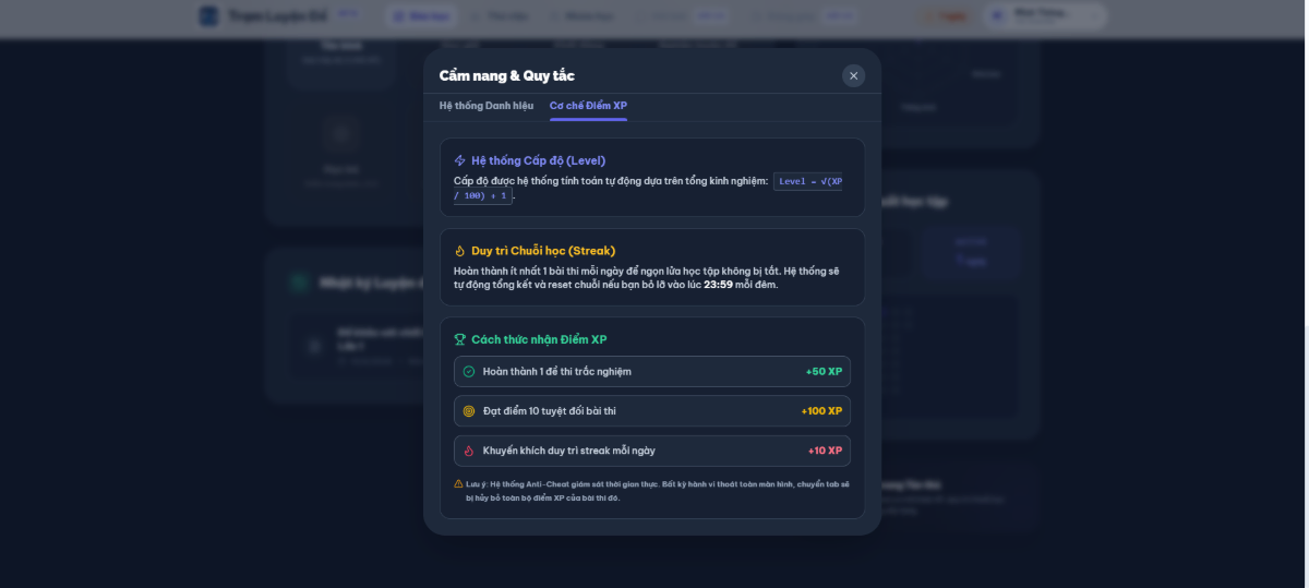 Trạm Luyện Đề screenshot