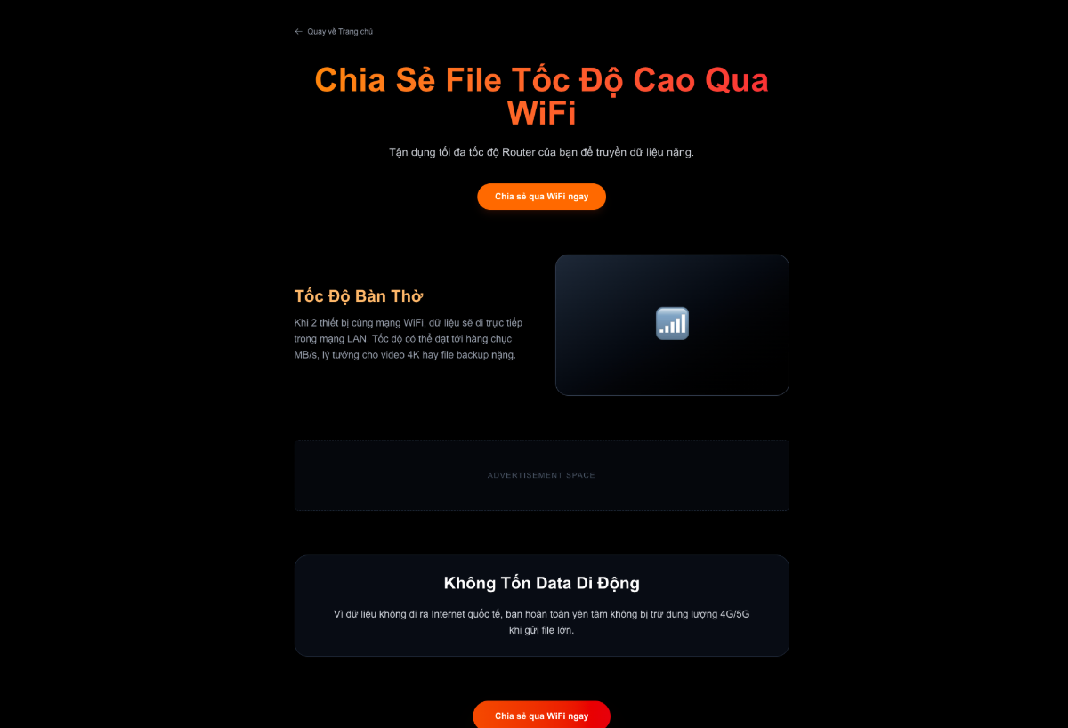 Airdrop Web screenshot