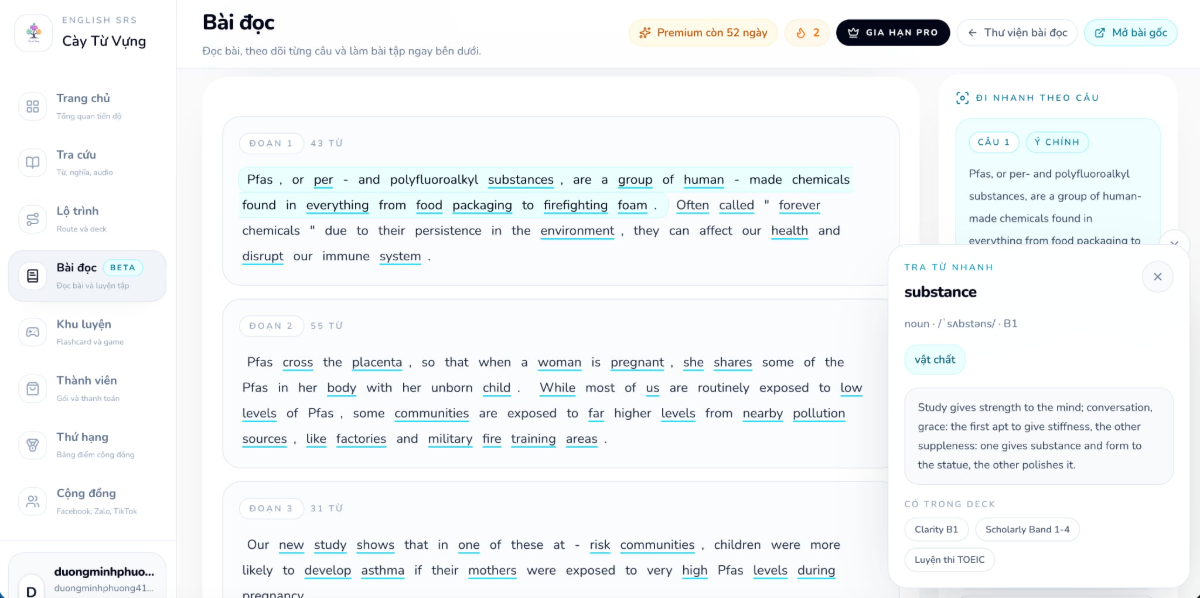 Cày Từ Vựng screenshot