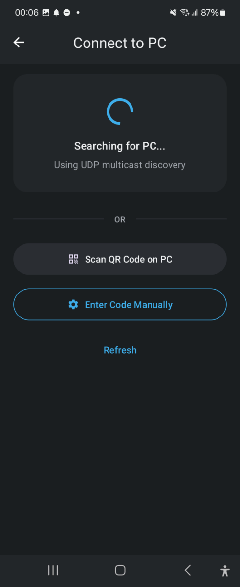 PhoneUnison screenshot