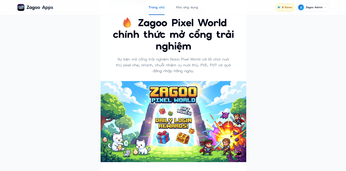 Zagoo Apps screenshot