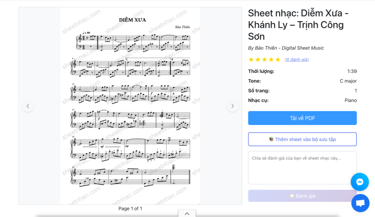 SheetNhac screenshot