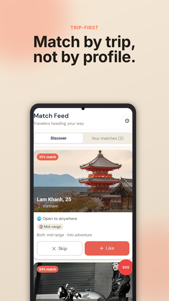 Wanderly - Find Travel Tribe screenshot