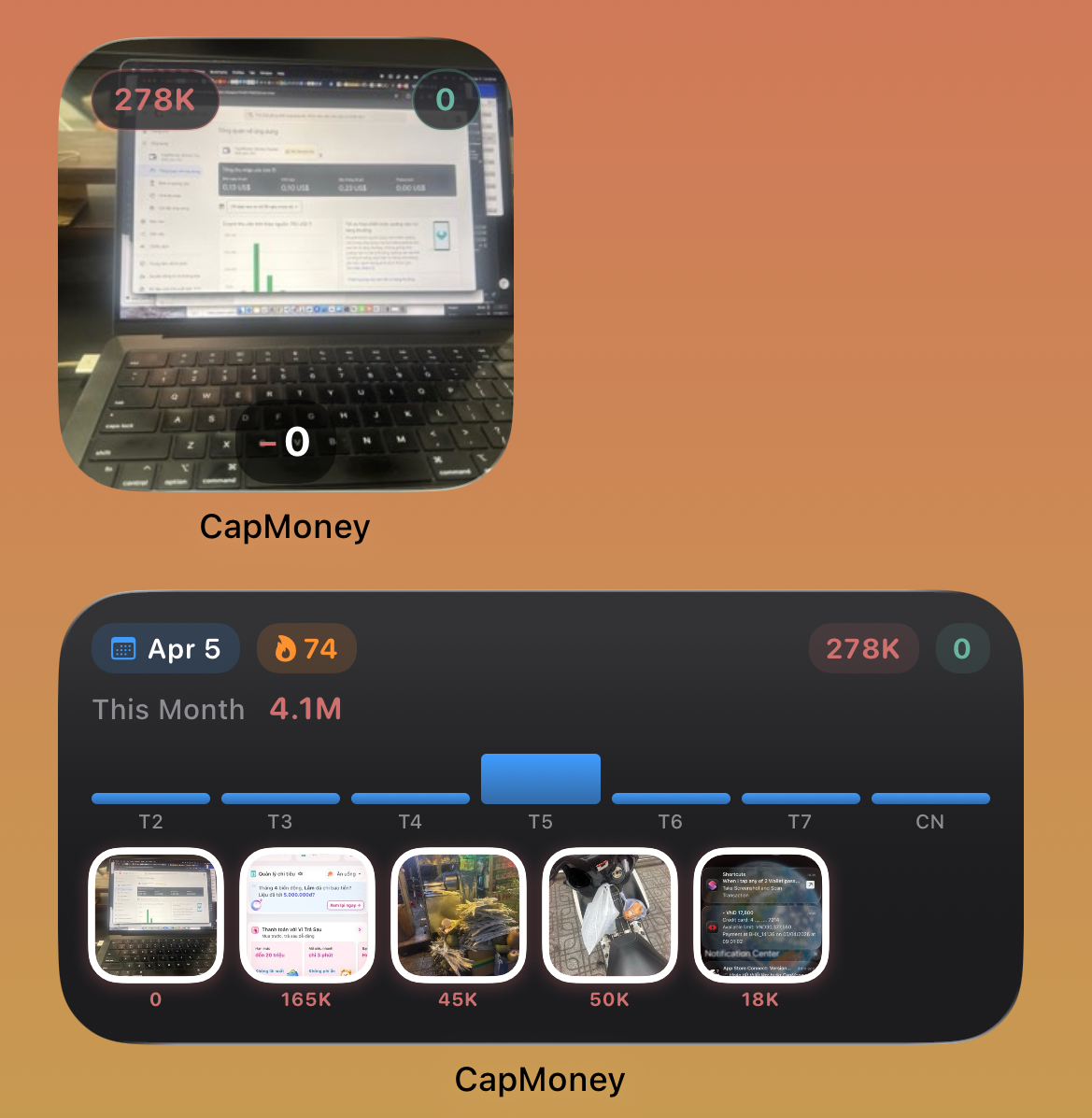 CapMoney: Money Tracker screenshot