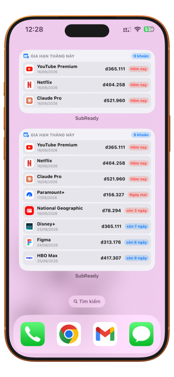 SubReady screenshot