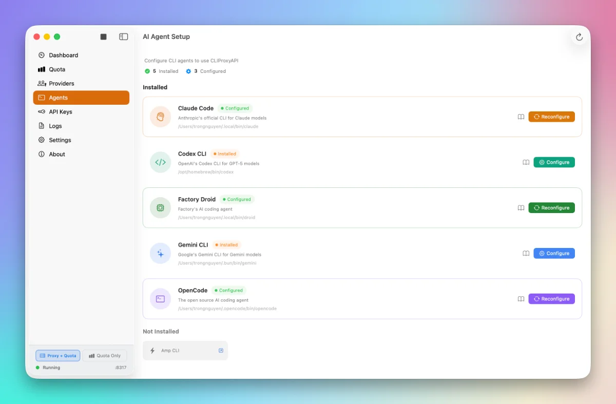 Quotio screenshot