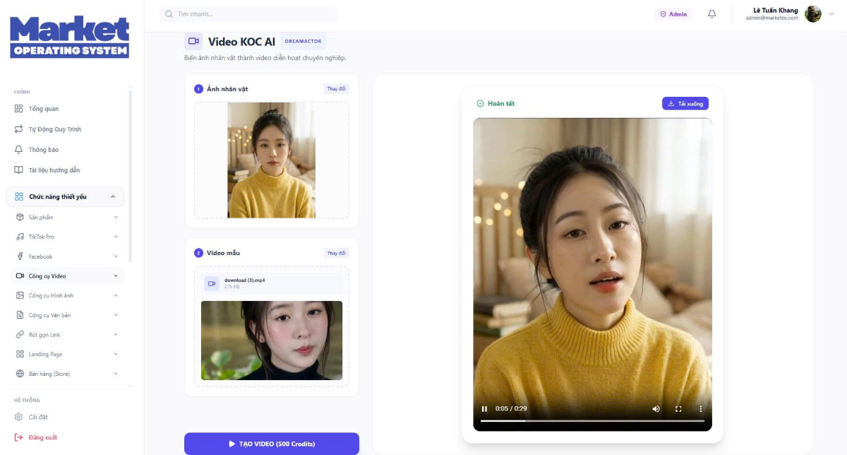 MarketOS screenshot