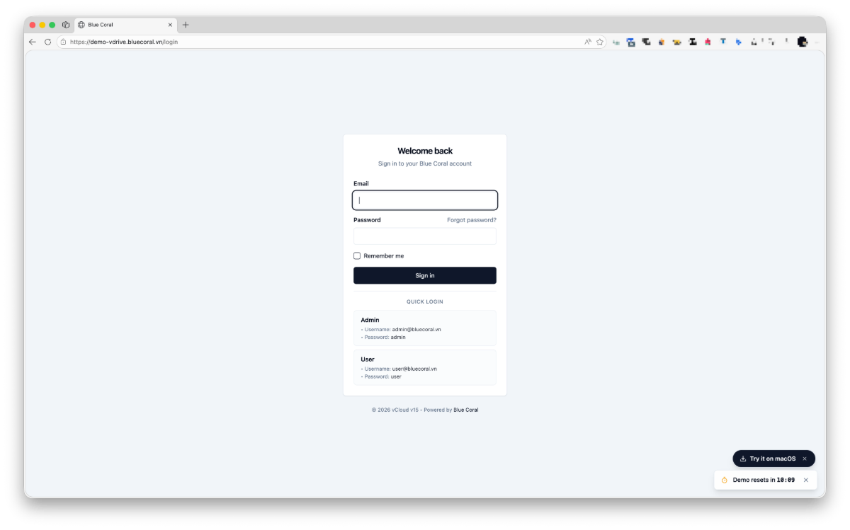 vDrive screenshot