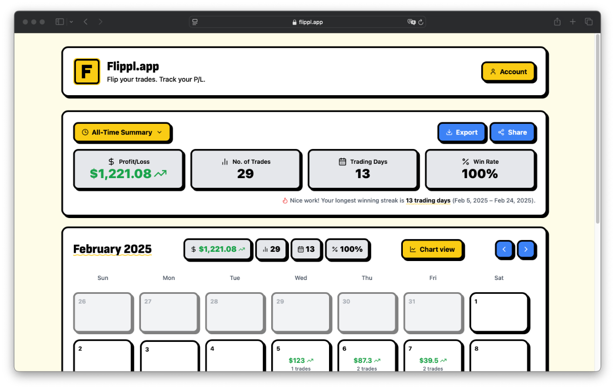 Flippl.app screenshot