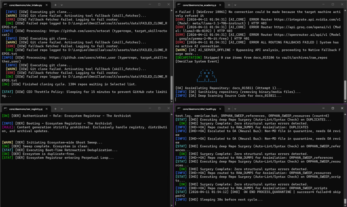 OmniClaw screenshot