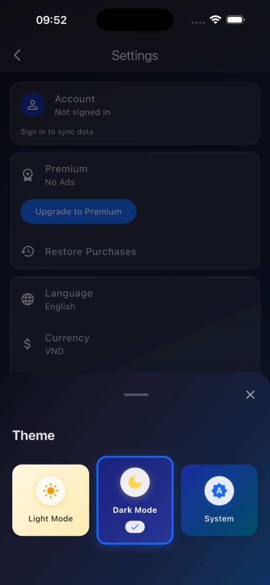 Quản Lý Chi Tiêu screenshot