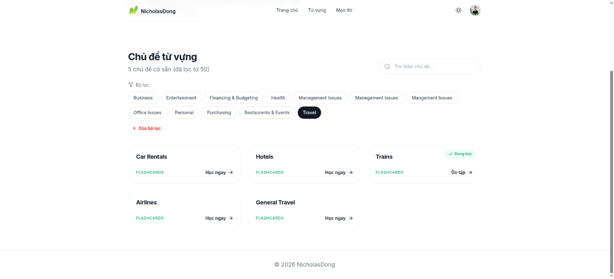 Luyện toeic screenshot