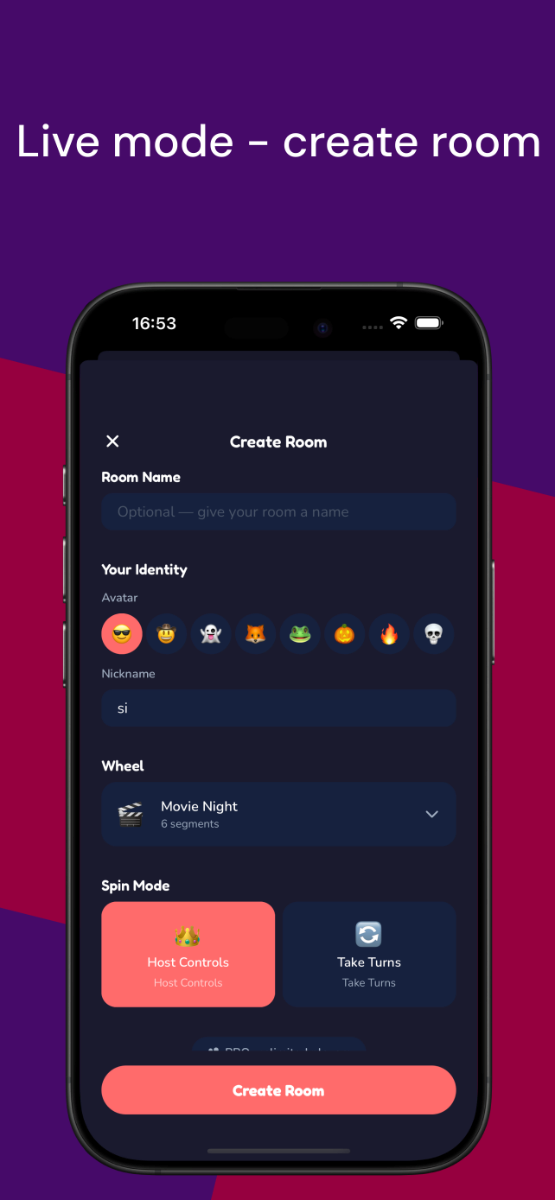 Spin Wheel: Decision Room screenshot