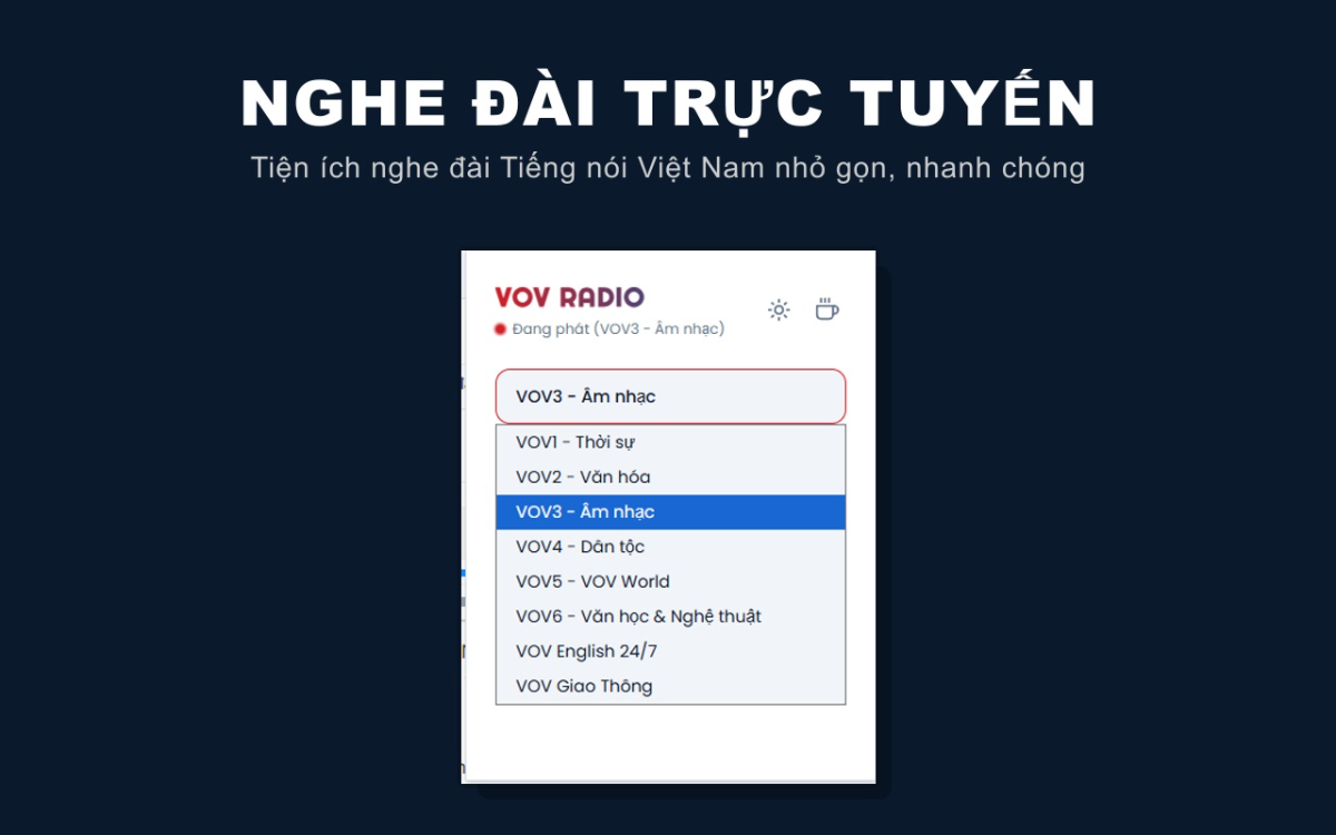VOV Radio screenshot