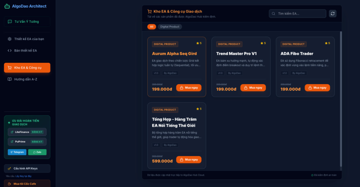 AlgoDao Architect screenshot