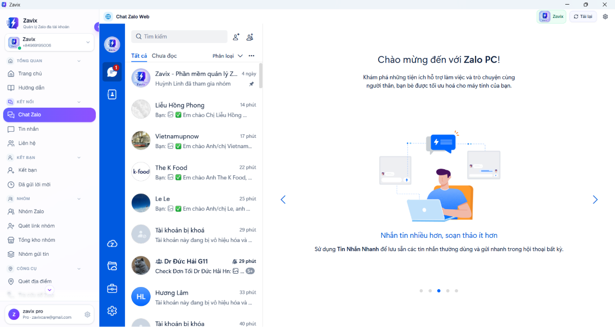 Zavix screenshot