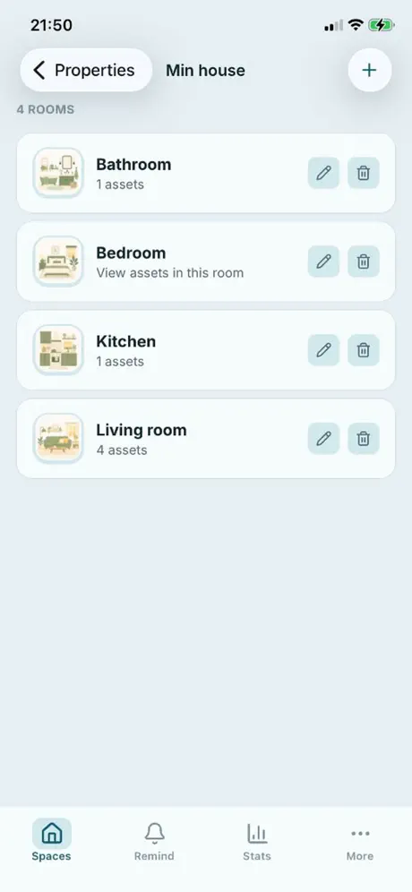 HomeLog screenshot