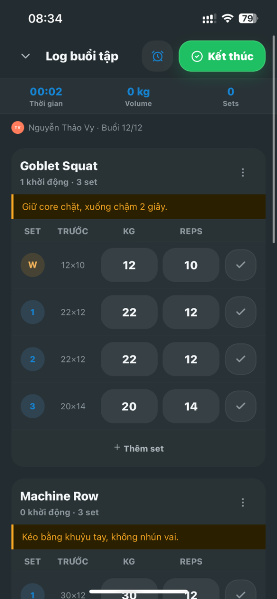 CoachLog screenshot