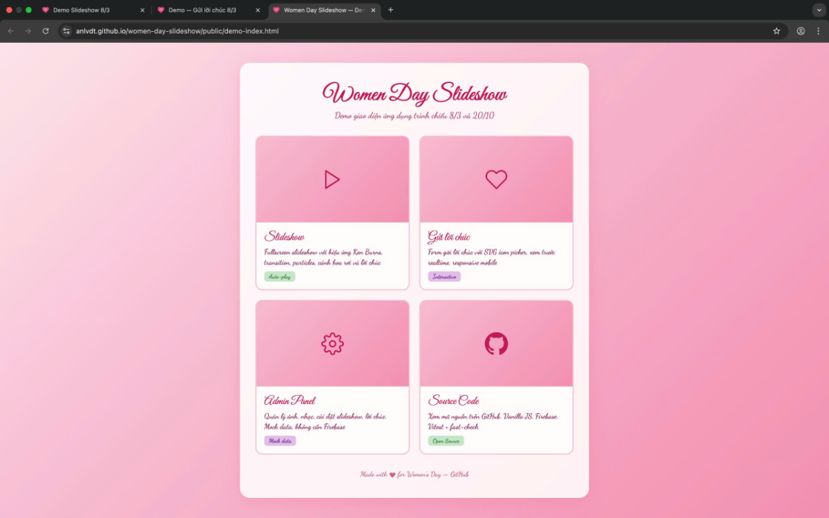Women Day Slideshow screenshot
