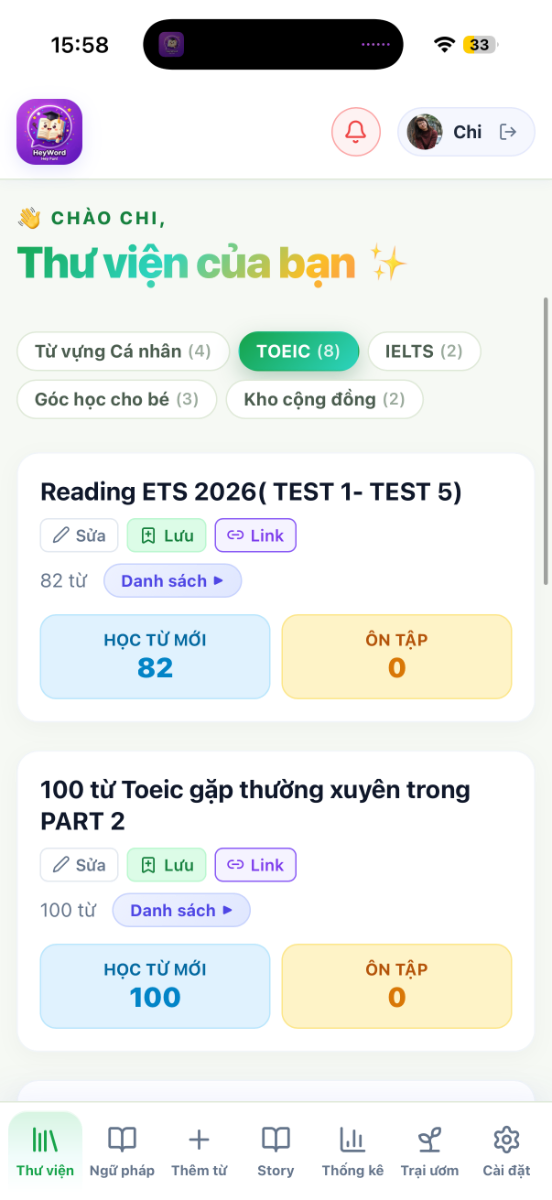 HeyWord screenshot