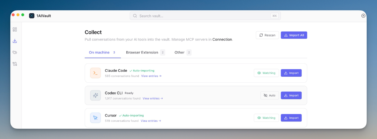 1AIVault screenshot
