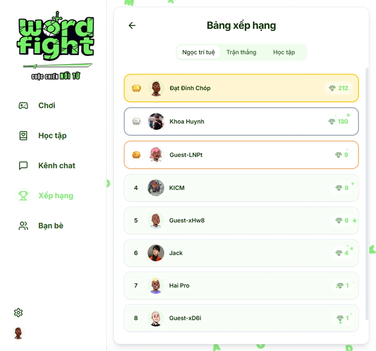 Word Fight Online screenshot