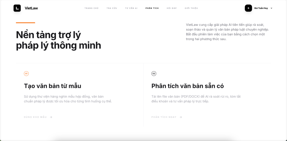 VietLaw AI screenshot