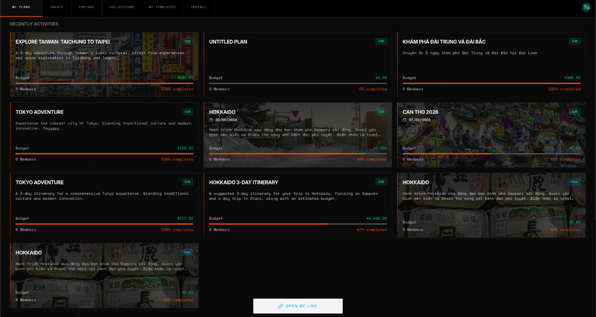 Travel Planner screenshot