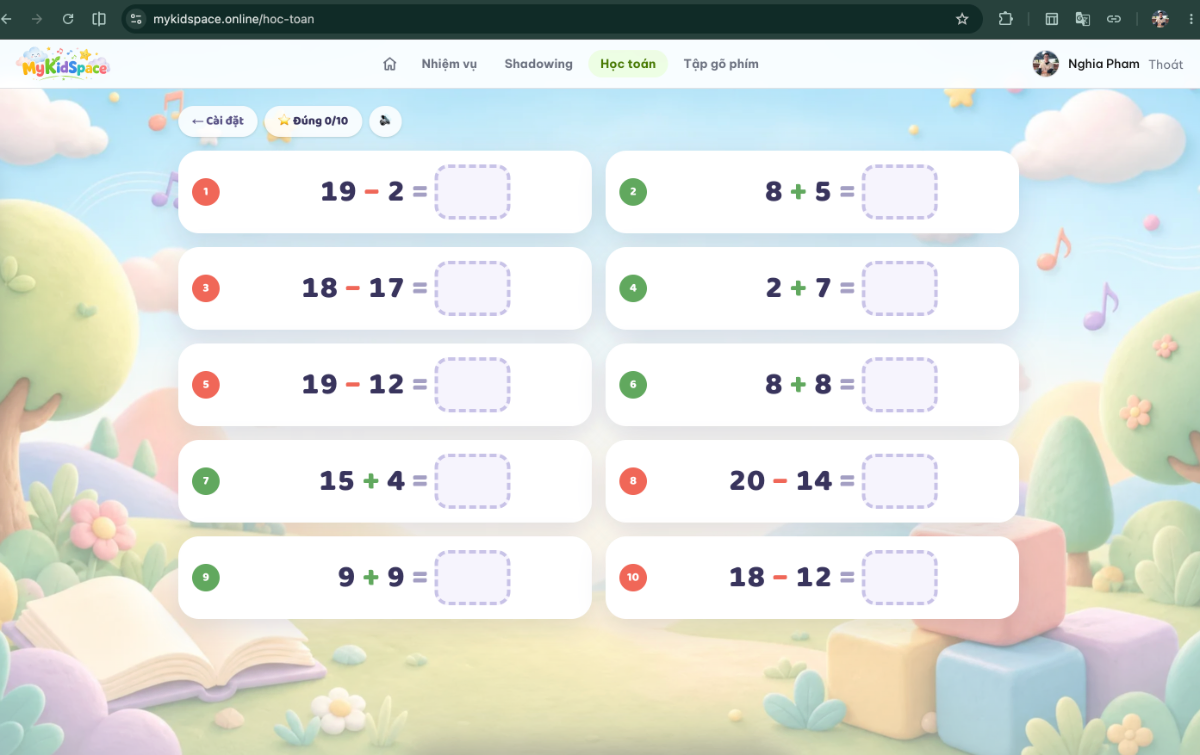 MyKidSpace screenshot