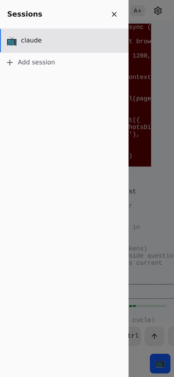 Termote screenshot