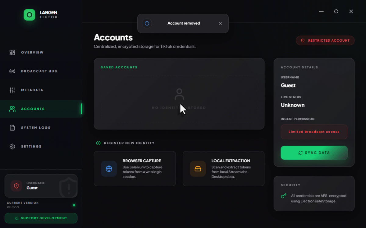 Labsgen TikTok screenshot