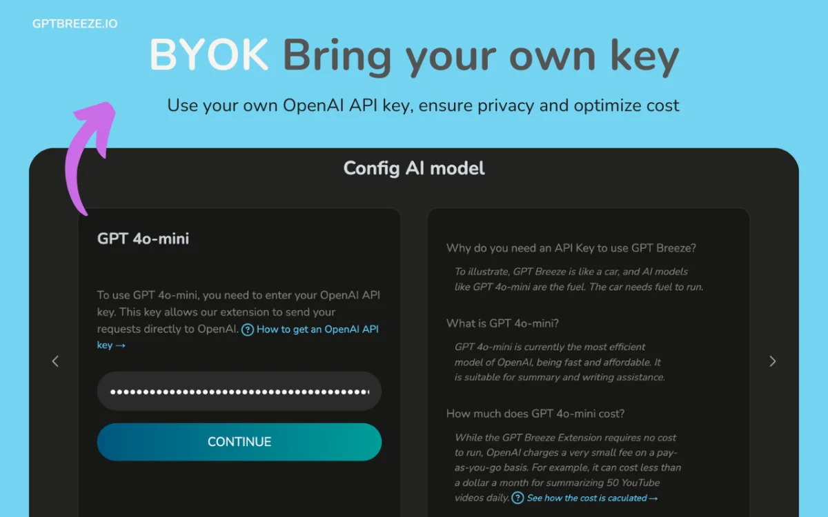 GPT Breeze screenshot