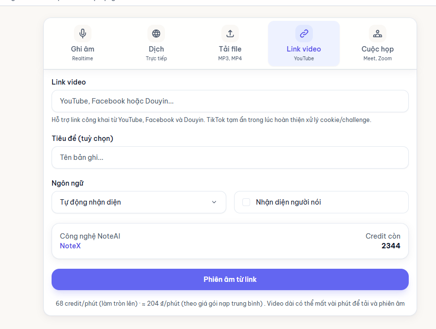 NoteAI screenshot